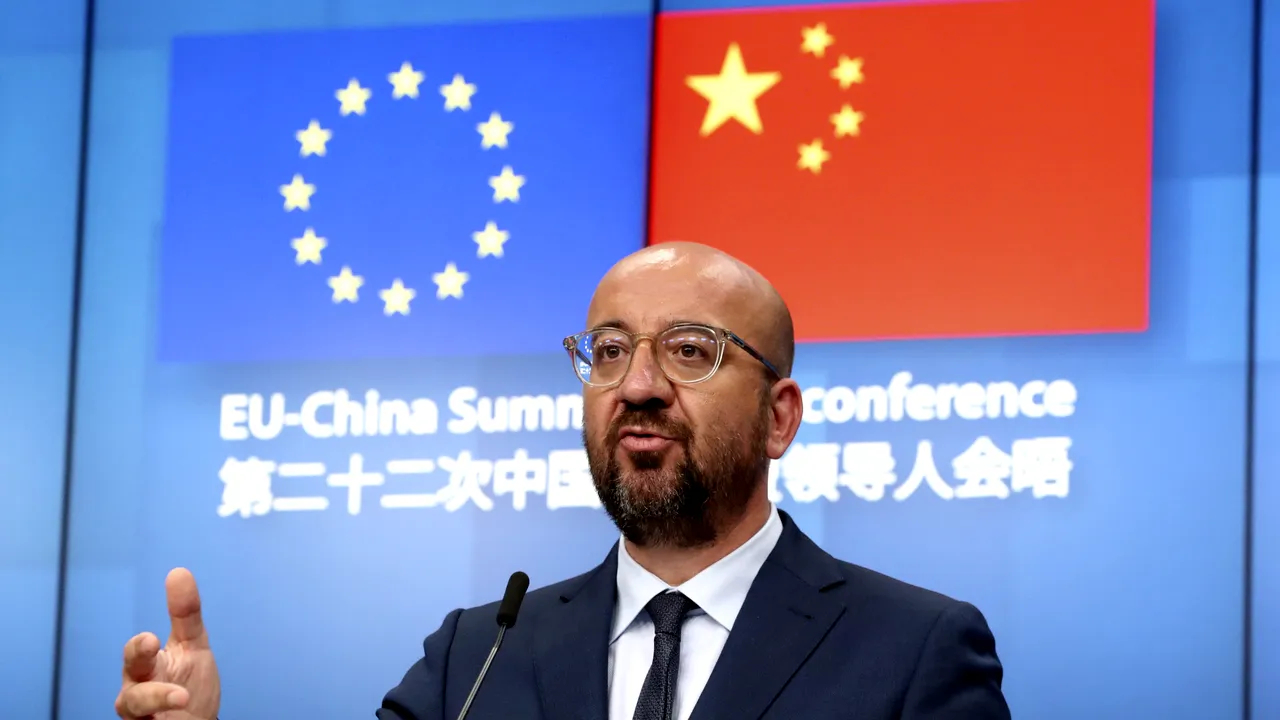 Charles Michel afirmă că Uniunea Europeană vrea să evite un război comercial cu China