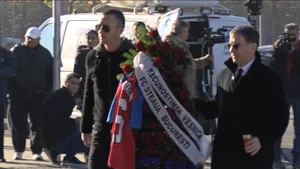 Omagii pentru Daniel Prodan, la Arena Naţională. Steaua a trimis o coroană de flori şi tricoul cu numărul 6. Argăseală: 