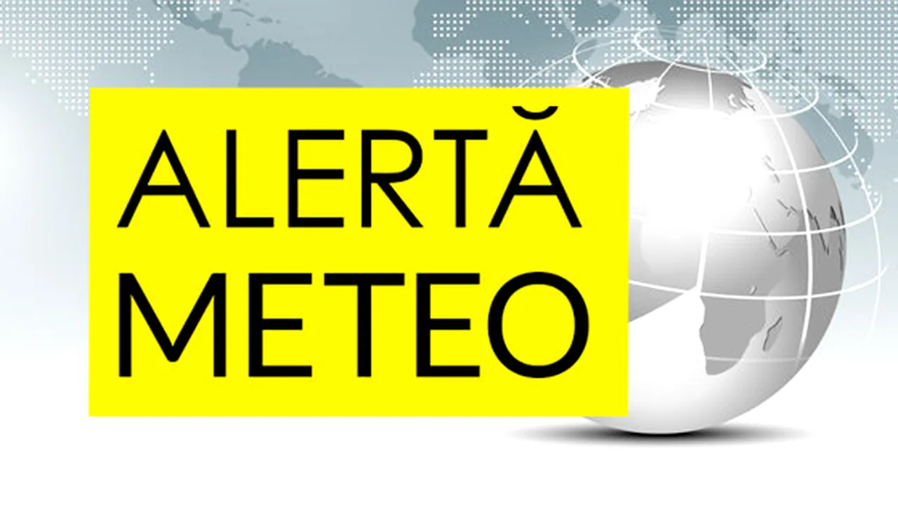 Nouă avertizare Cod galben de vânt, valabilă în 34 de judeţe, până luni