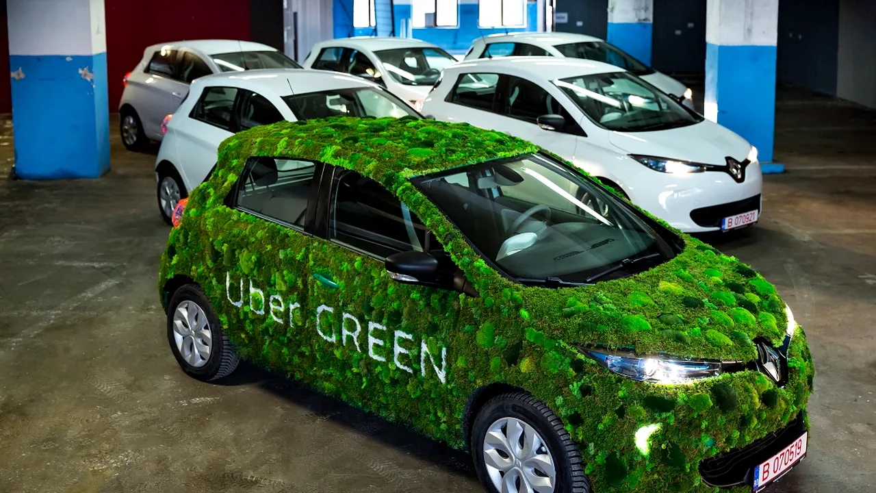 Serviciul Uber Green se lansează în Braşov. Compania aniversează 6 ani de eco-mobilitate în România