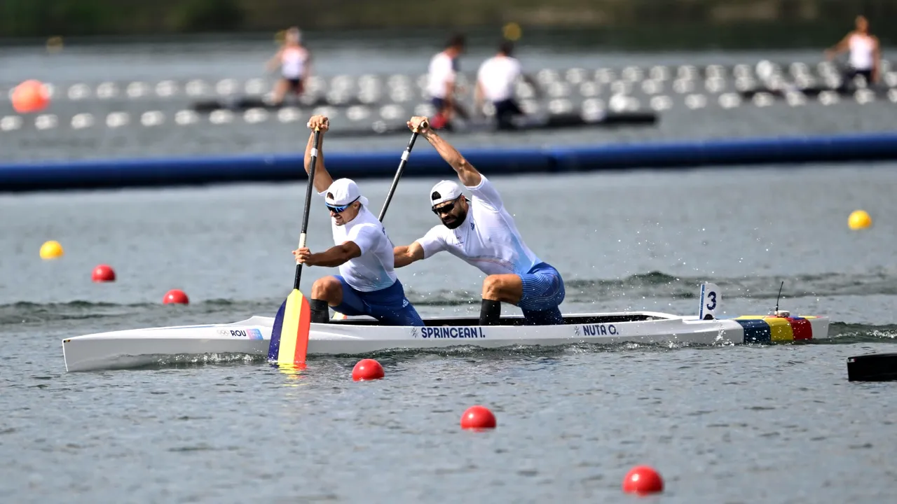 Oleg Nuţă şi Ilie Sprîncean au câştigat Finala B şi termină pe locul 9 proba olimpică la canoe 500 m