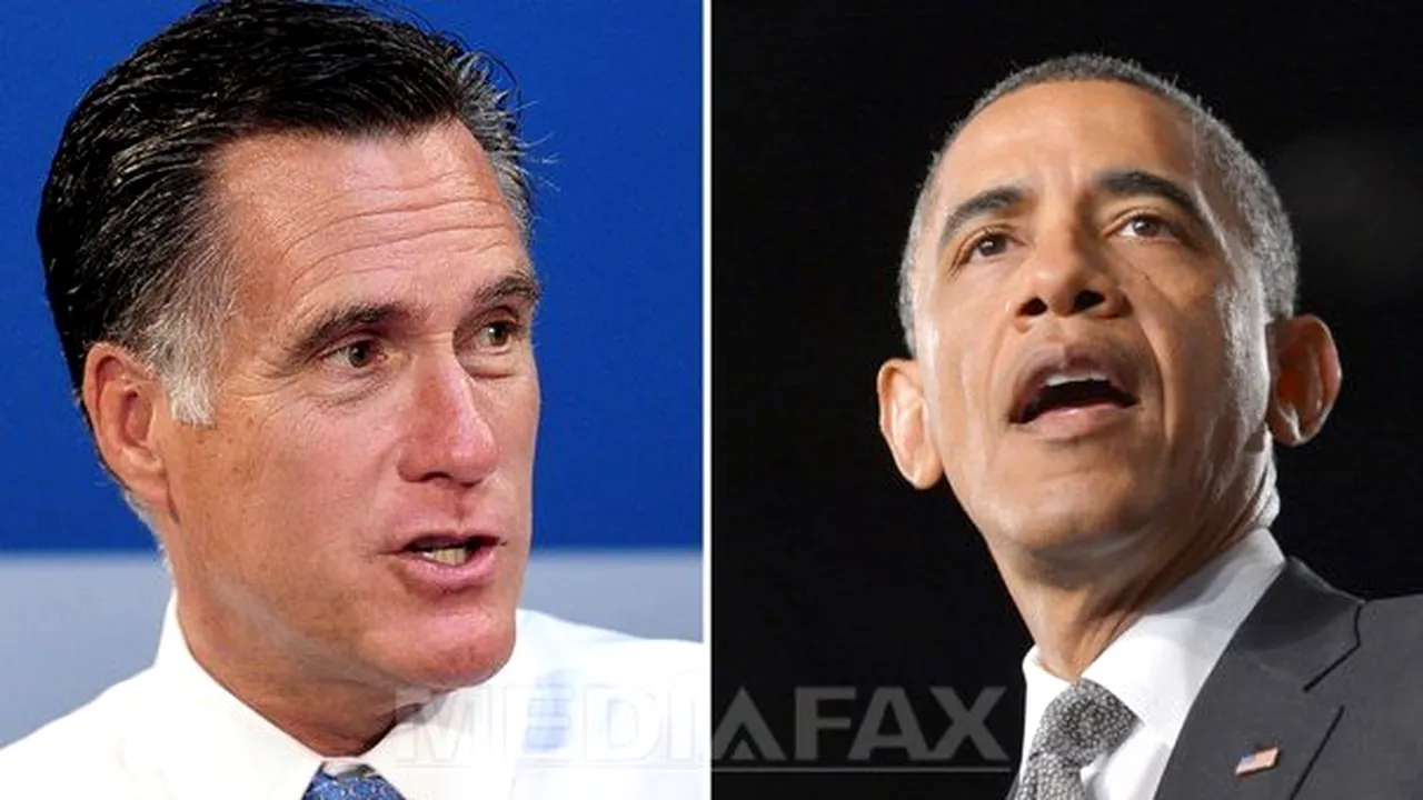 Barack Obama şi Mitt Romney, cot la cot în sondajele de opinie