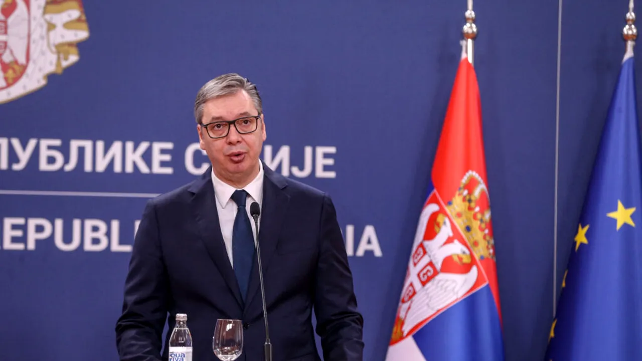 Președintele Serbiei, internat într-un spital militar după întoarcerea din SUA