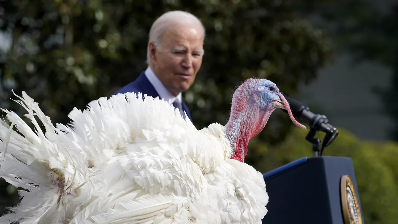 Preşedintele american Joe Biden îşi sărbătoreşte cea de-a 81-a aniversare cu graţierea curcanilor de Ziua Recunoştinţei