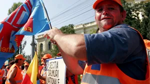 Protest al drumarilor în faţa Palatului Victoria