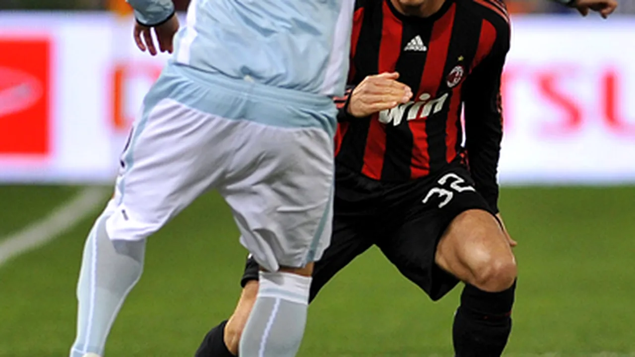 Ştefan Radu, unul dintre cei mai buni jucători ai echipei Lazio în meciul cu Palermo