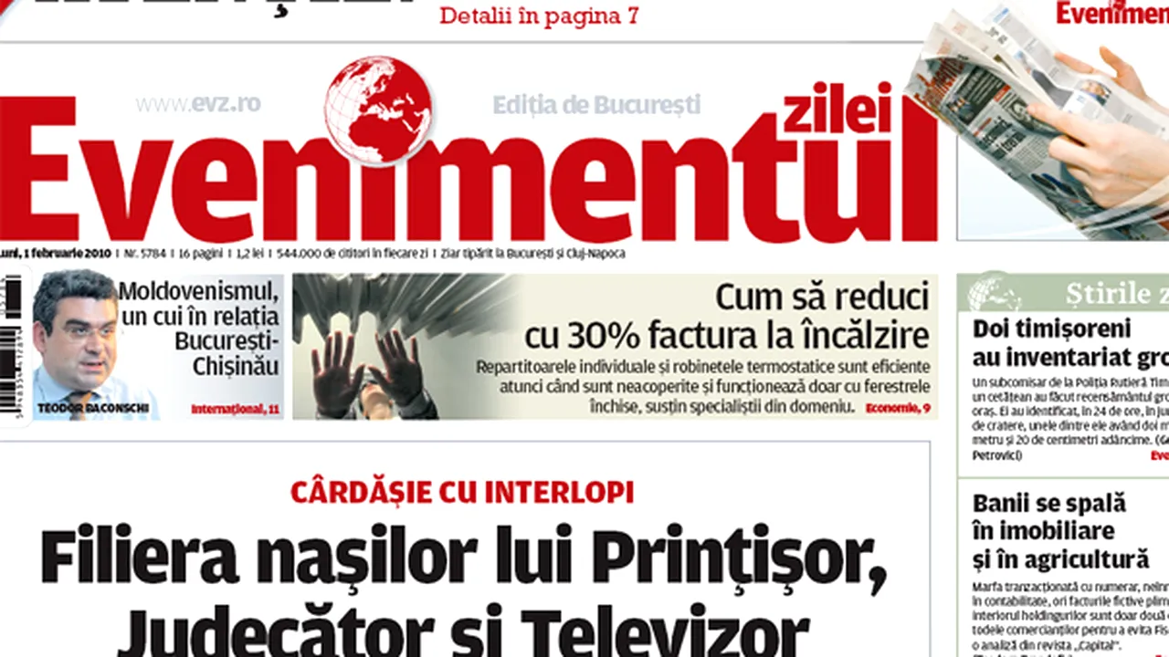 Evenimentul zilei se relansează