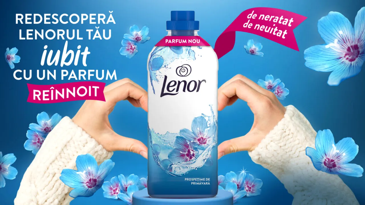 Noua formulă Lenor promite prospețime de durată (P)