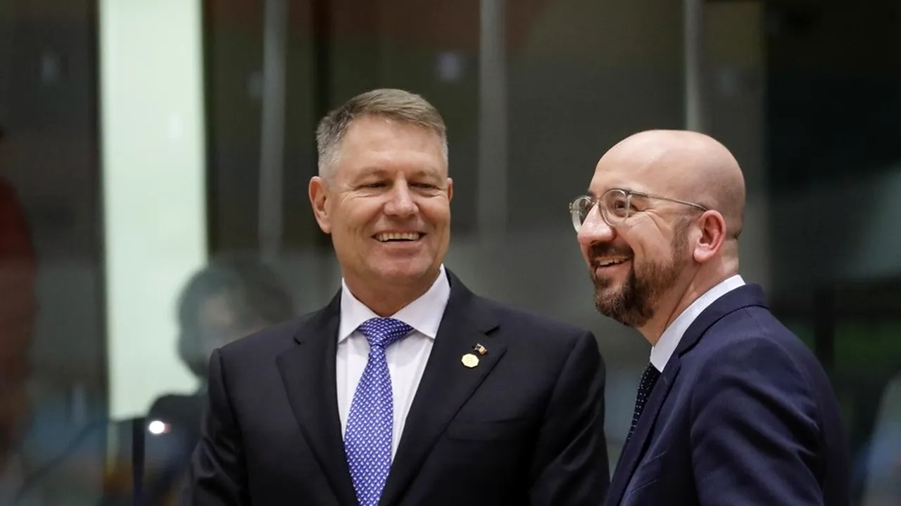 Klaus Iohannis se întâlneşte vineri cu preşedintele Consiliului European, la Bruxelles