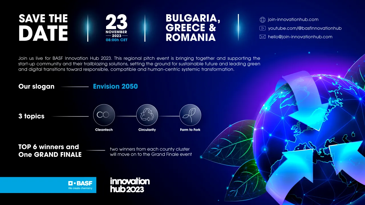 Începe etapa prezentărilor din cadrul BASF Innovation Hub