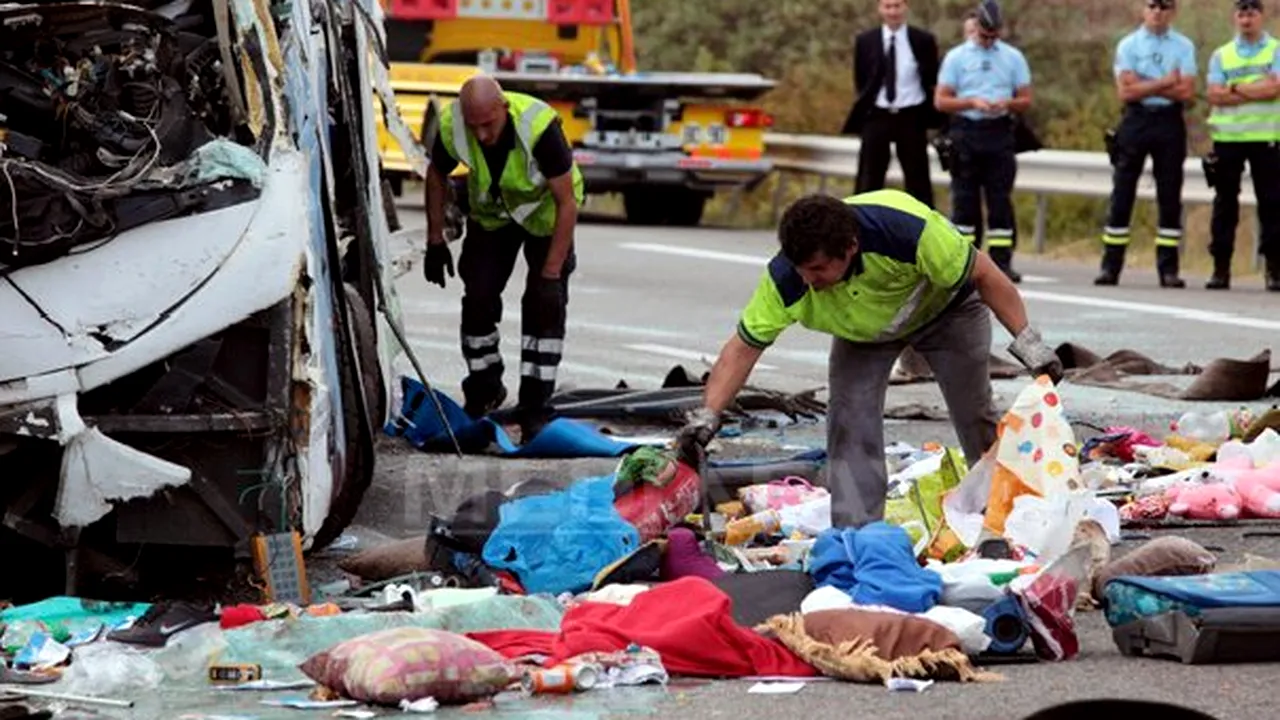 ACCIDENTUL DE AUTOCAR DIN FRANŢA: 