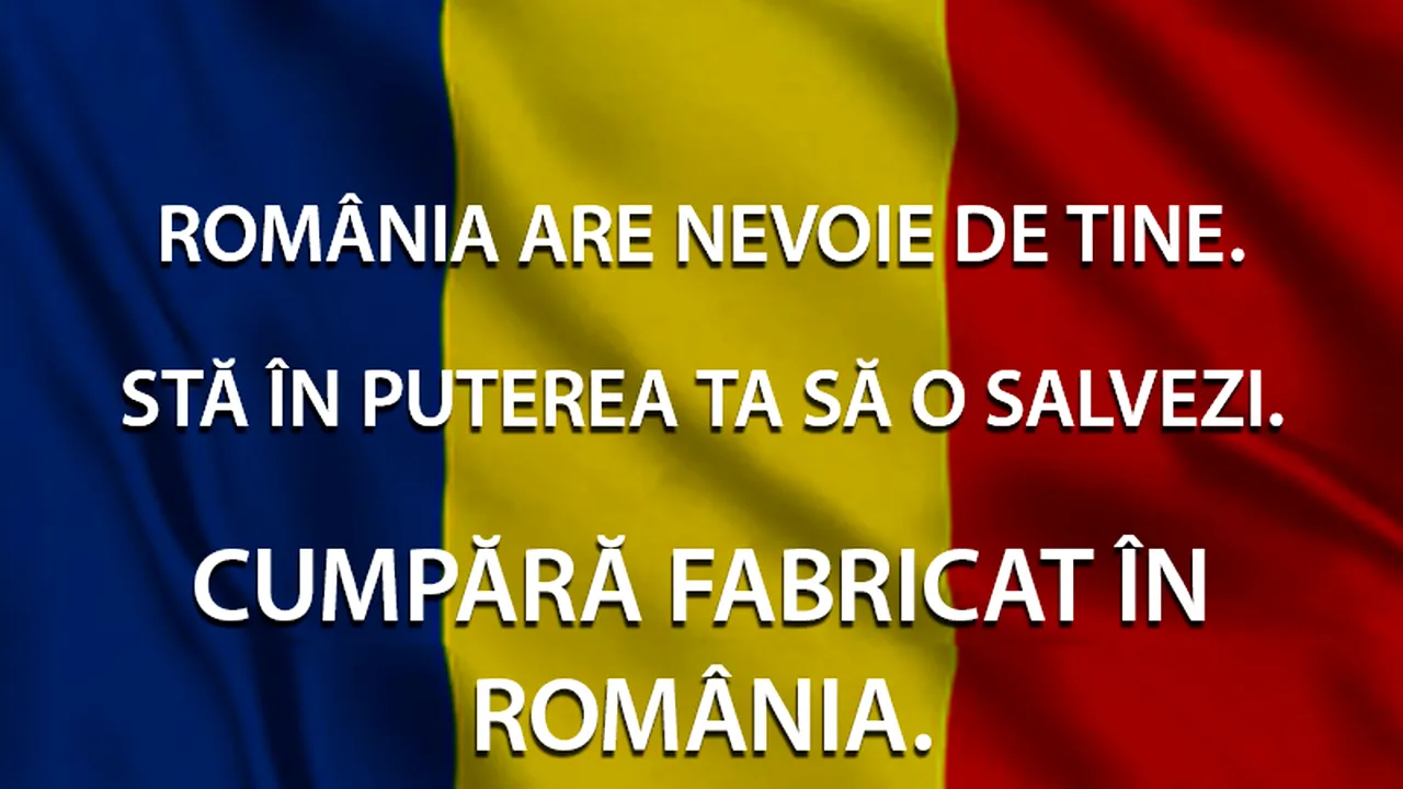 (P) Cumpără fabricat in România