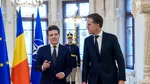 Nicușor Dan, întâlnire cu Mark Rutte la sediul Alianței Nord-Atlantice