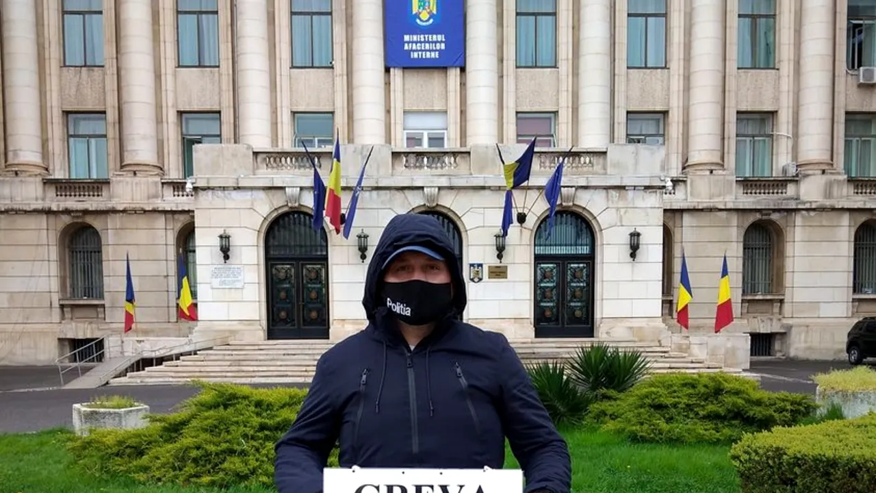 Poliţist intrat în greva foamei după ce a semnalat nereguli comise la Poliţia Dolj. AUR cere intervenţia ministrului de Interne
