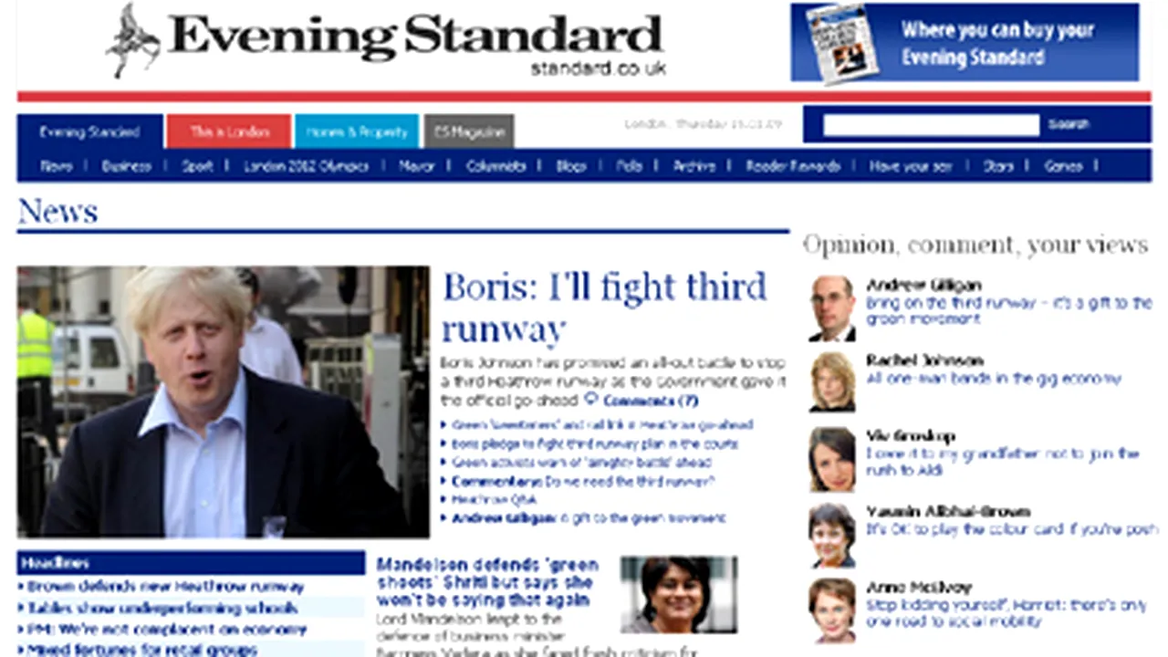 Miliardarul rus Aleksandr Lebedev va achiziţiona Evening Standard