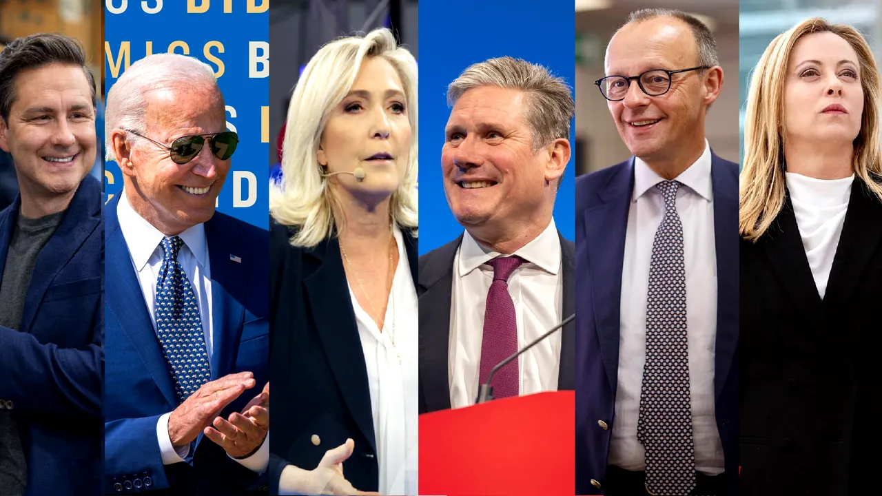 Previziuni electorale pentru 2024-2029 în lumea liberă: Joe Biden reales,  dar conservatorii preiau Europa vestică şi Canada