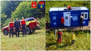 Trei zile pe munte, fără apă și mâncare. Un tânăr ucrainean, salvat de noul refugiu din Munții Maramureșului