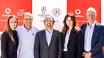 COMUNICAT.  Vodafone a încheiat un parteneriat cu UEFA și UC3 pentru a susține viitorul fotbalului masculin și feminin