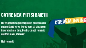 Scrisoare către selecţionerul naţionalei şi 