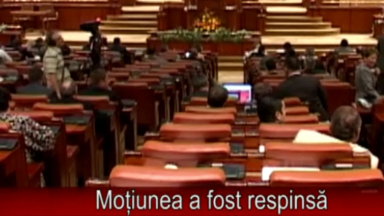 Moţiunea a fost respinsă. Guvernul va aplica măsurile de austeritate