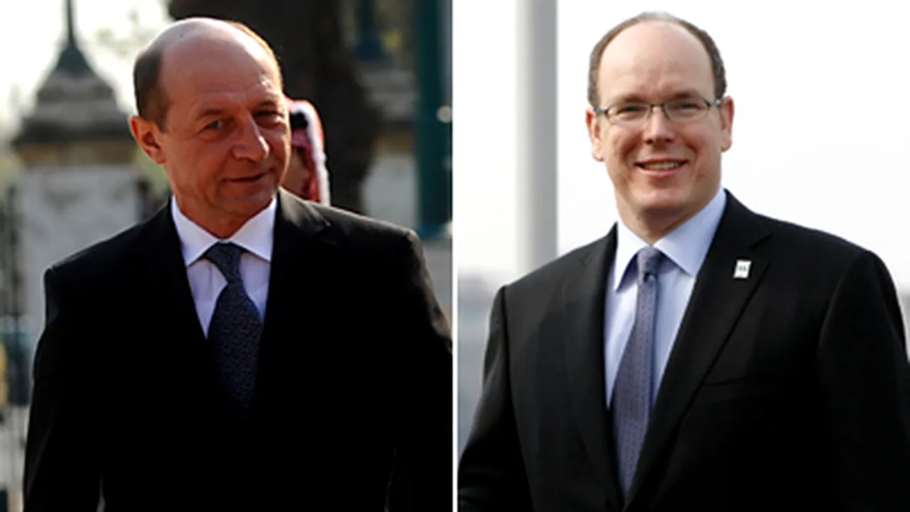 Prinţul Albert al II-lea de Monaco, primit de preşedintele Băsescu