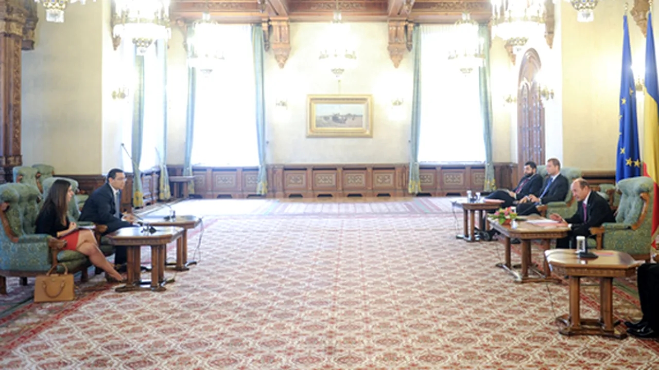 PREMIERĂ: Înregistrarea discuţiei Băsescu-Ponta-Petrescu, publicată de către Preşedinţie pentru a vedea cine minte: 
