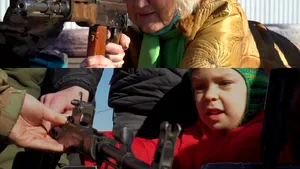 De la mic la mare. Ucrainienii sunt instruiţi de trupele speciale. Valentyna, 79 de ani: 