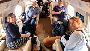 Avion privat pentru câinii superbogaţilor: un bilet costă până la 9400 de euro

