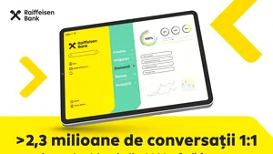 Peste 1 milion de români au accesat inovaţia Raiffeisen Smart Finance pentru iniţierea de planuri financiare