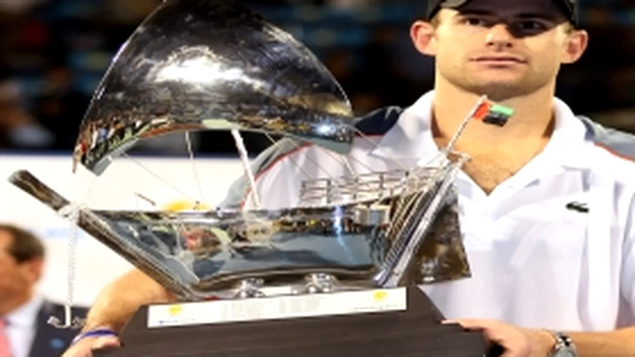 Andy Roddick a câştigat turneul de la Dubai