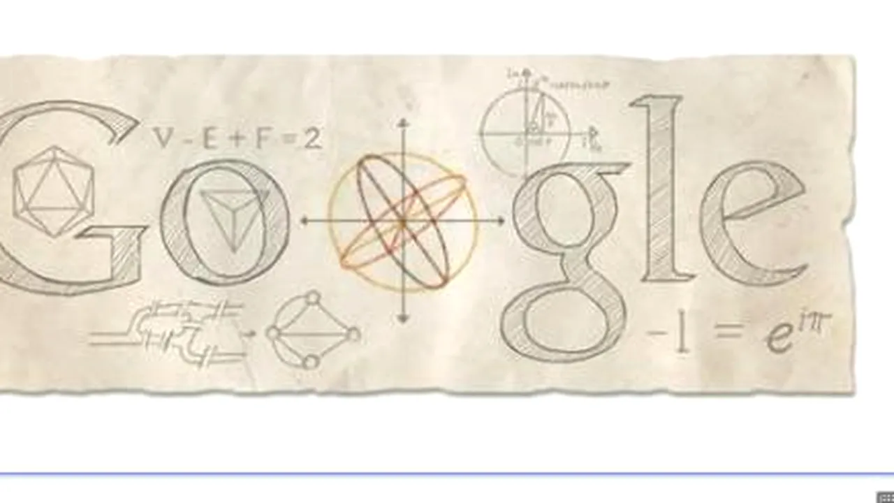 GOOGLE îl sărbătoreşte pe LEONARD EULER