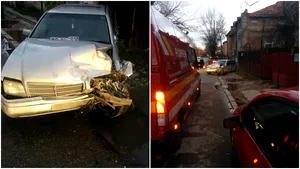 Un adolescent fără permis a provocat un accident rutier chiar lângă sediului Poliţiei Rutiere Craiova