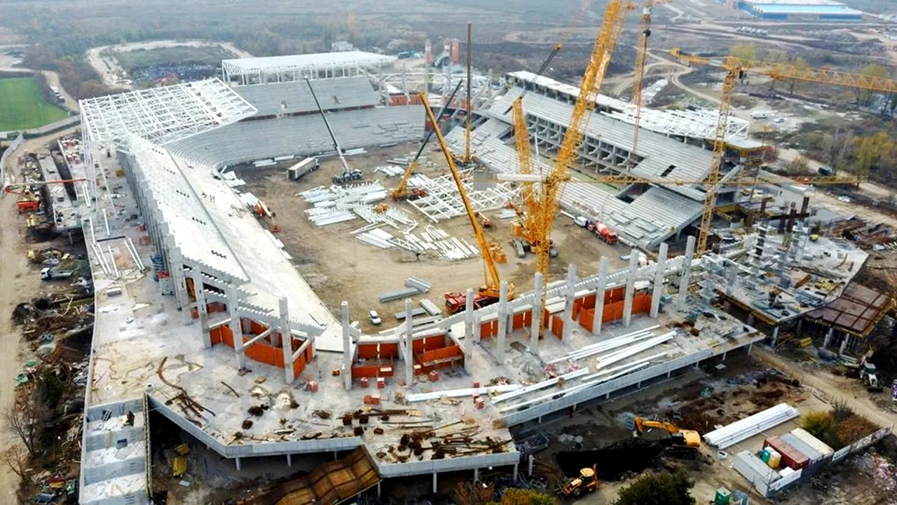 FOTO | EURO 2020: Care este stadiul lucrărilor la stadioanele Steaua, Giuleşti şi Arcul de Triumf