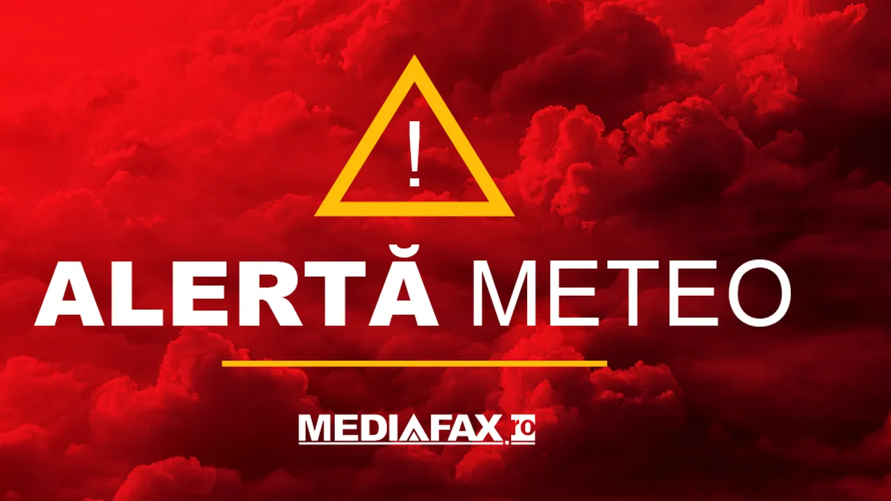 METEO. ANM: Cod galben de grindină, averse şi intensificări ale vântului în mai multe zone ale României