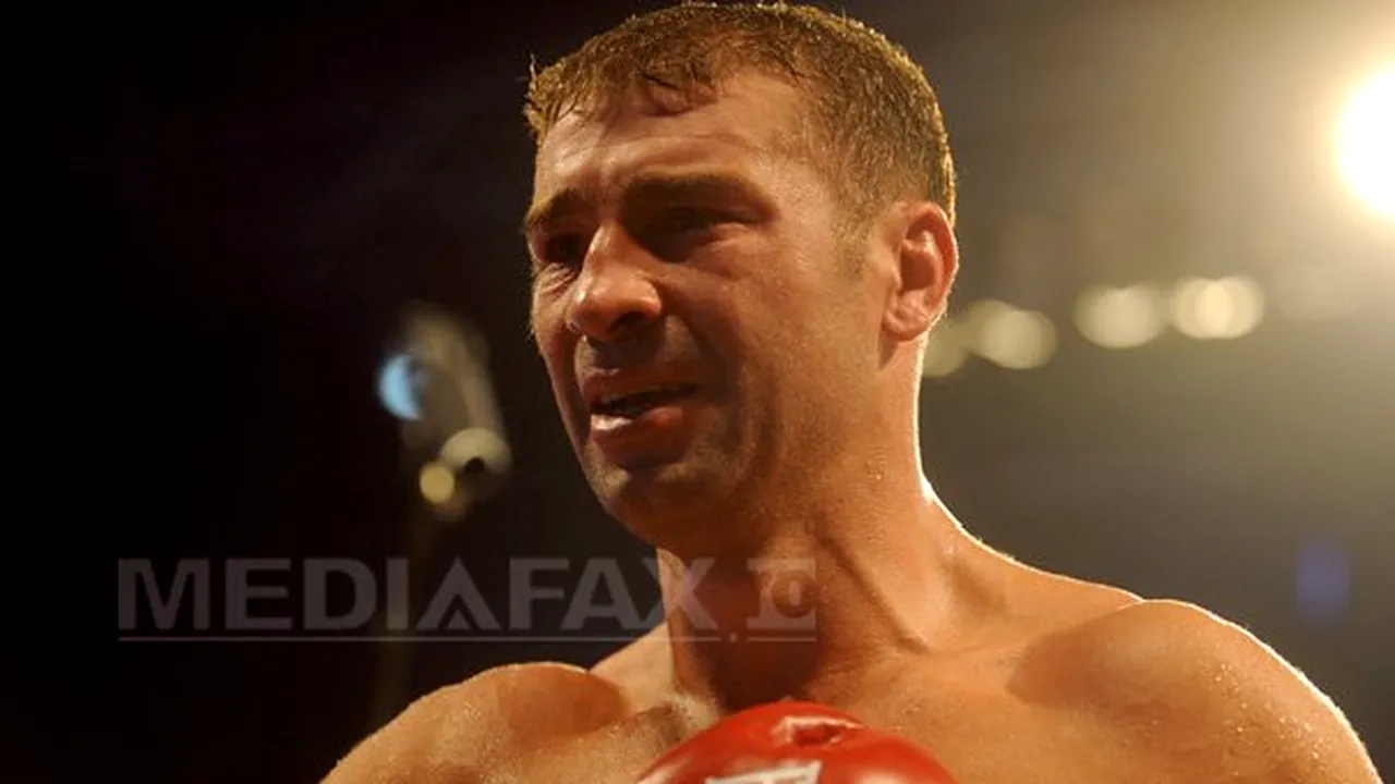 Lucian Bute s-a implicat într-o licitaţie caritabilă pentru fetiţa fostului fotbalist Iosif Rotariu