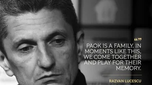 PAOK, în fața meciului cu Lyon, după tragedia din Timiș. Răzvan Lucescu: Jucăm în memoria lor