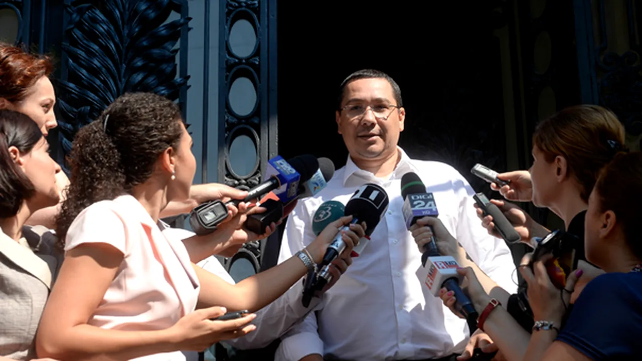 Ponta pleacă miercuri dimineaţă în Turcia. Vicepremierul Gabriel Oprea, delegat să îi ţină locul până pe data de 17 august