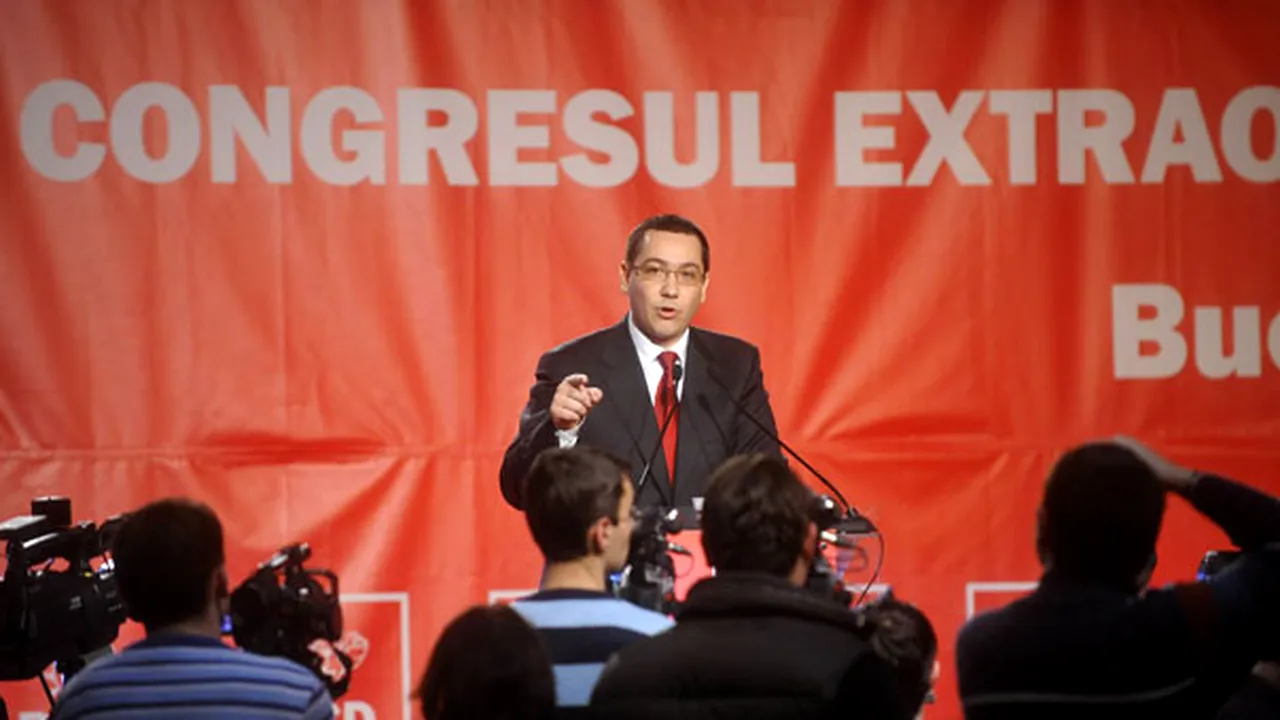 Ponta: Îmi doresc să păstrăm PSD unit, îl prefer pe Liviu Dragnea ca secretar general