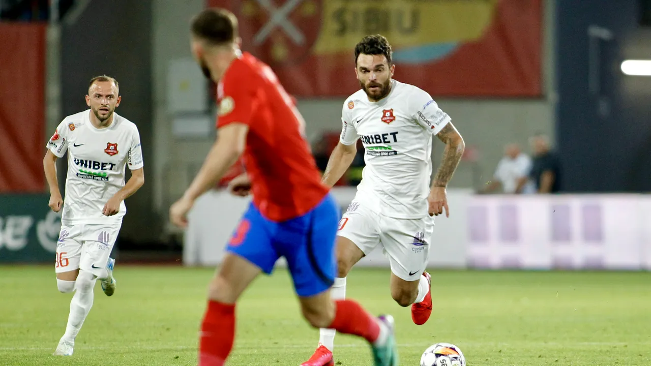 FC Hermannstadt – FCSB 2-0: campioana este pe penultimul loc în Liga 1