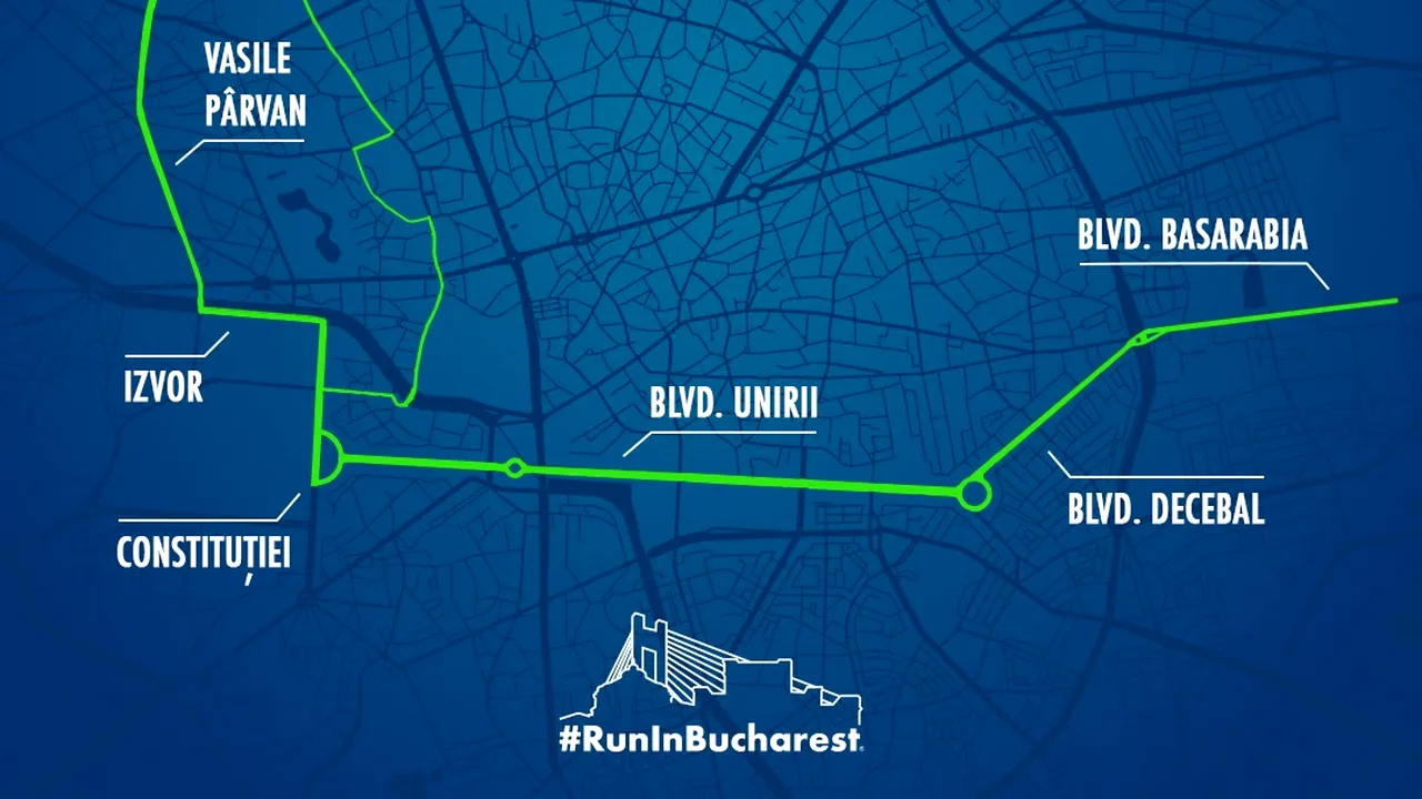Bucharest Half Marathon se desfăşoară în capitală în weekendul 11-12 mai. Traficul va fi restricţionat în intervalul orar 07.30 – 13.00