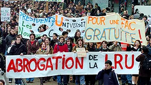Manifestaţii de protest în Franţa faţă de reforma universităţilor