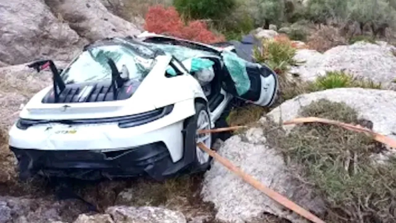 Un milionar german a murit în Mallorca, după ce Porsche-ul său a căzut într-o râpă