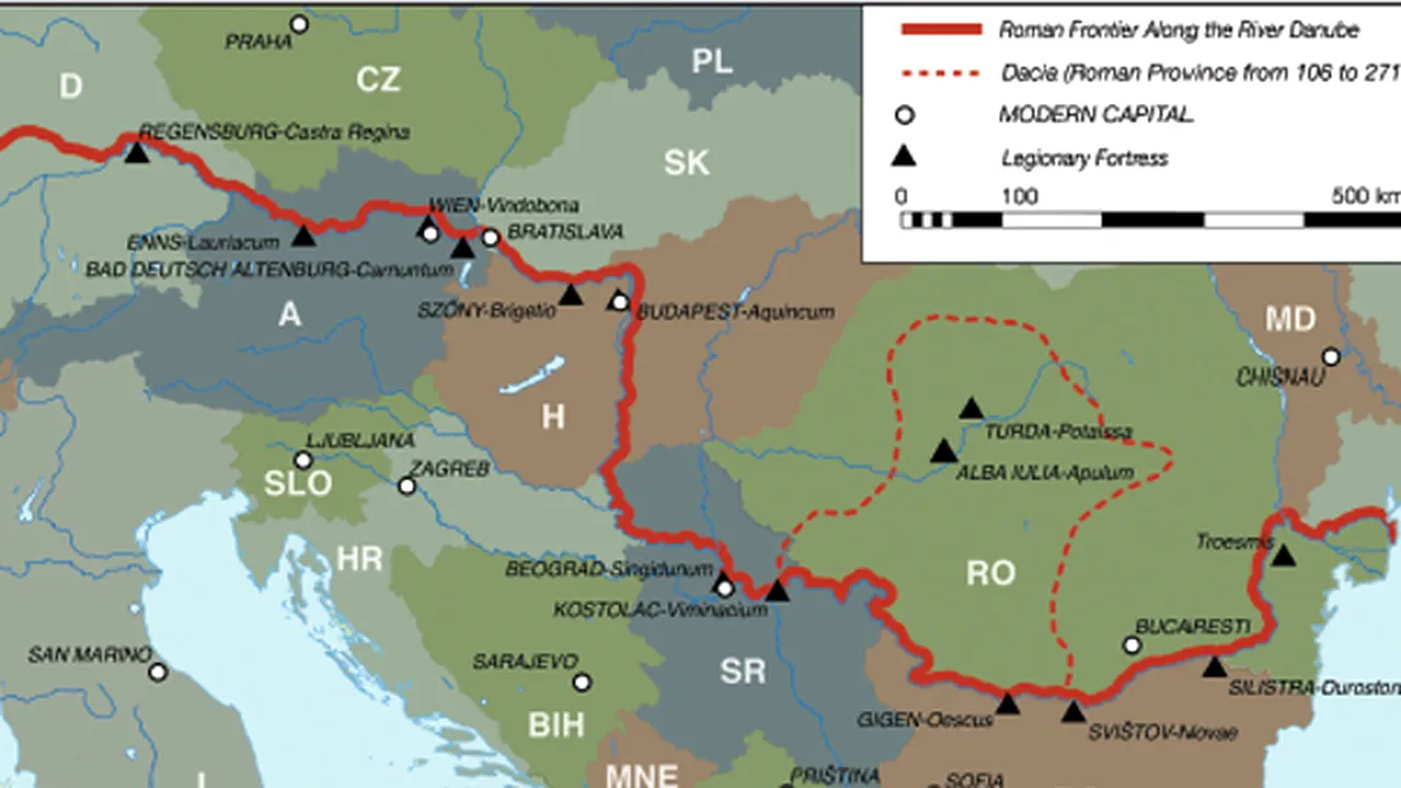 România vrea să includă cetăţile romane de pe cursul inferior al Dunării în Lista UNESCO - GALERIE FOTO