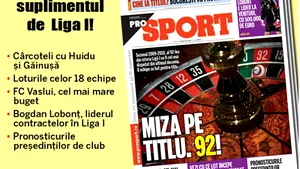 ProSport a lansat un supliment dedicat Ligii 1 de fotbal
