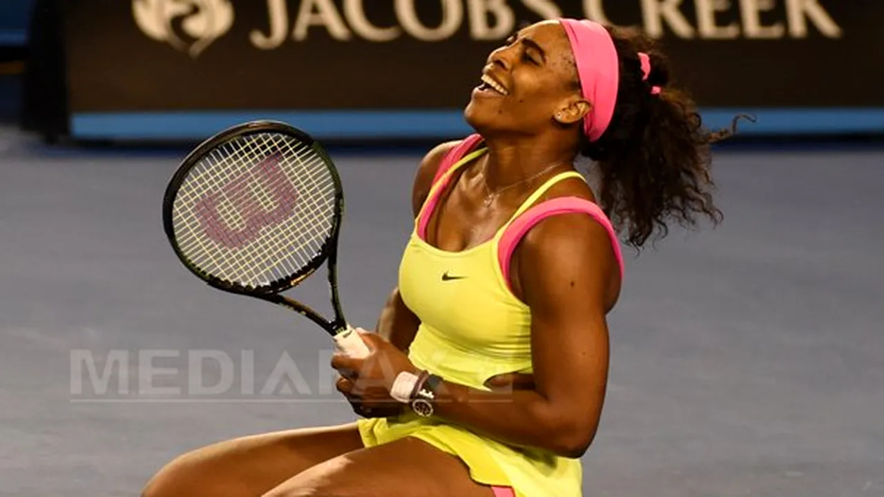 Serena Williams a învins-o pe Maria Şarapova şi a câştigat Australian Open: Nu renunţaţi niciodată dacă vreţi să realizaţi ceva. Şarapova: O felicit pe Serena, este o onoare să joc împotriva ei