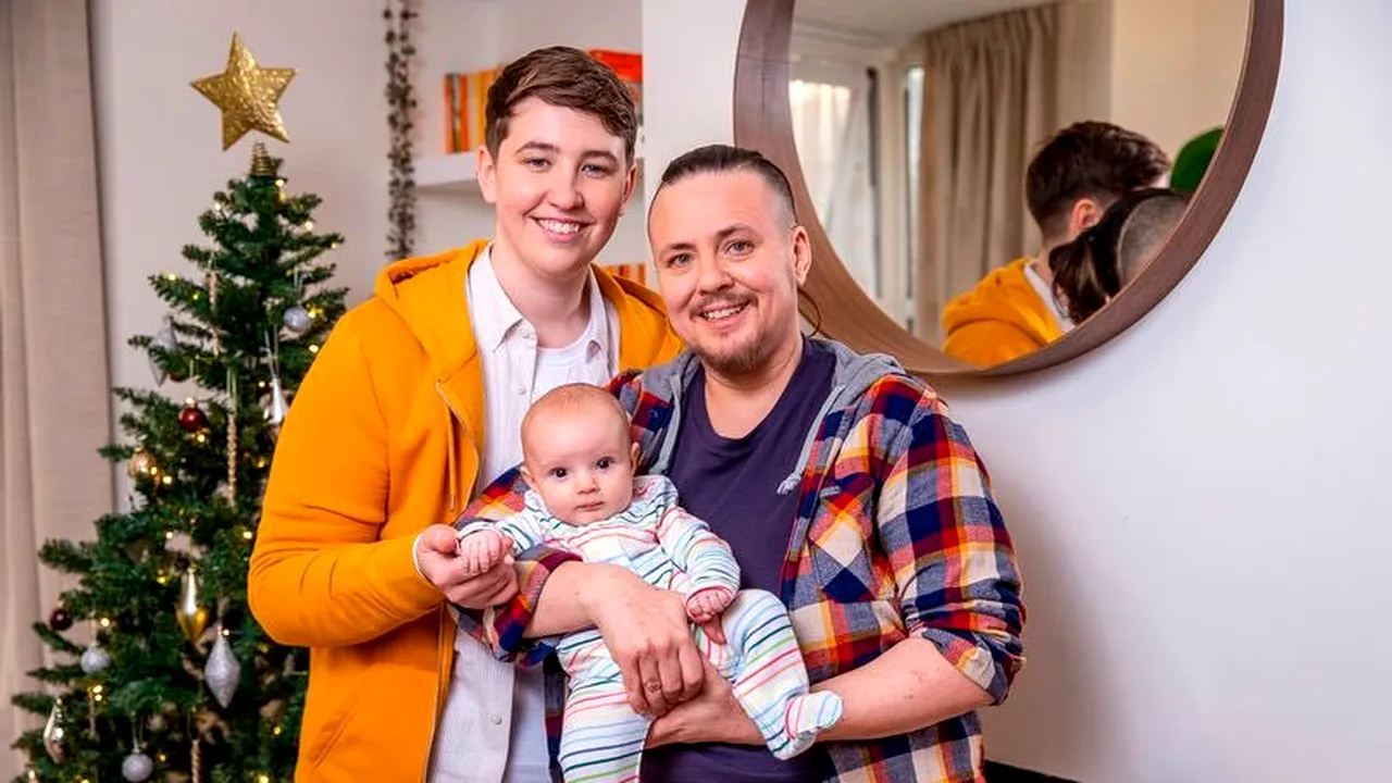 Bărbatul transgender care a născut un copil conceput cu material seminal donat de o femeie trans. FOTO