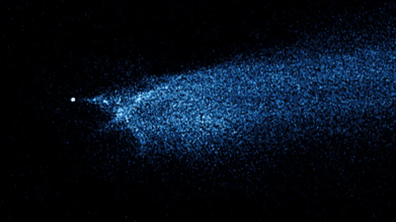 Doi asteroizi s-au ciocnit în sistemul solar. Vezi imagini surprinse de Hubble