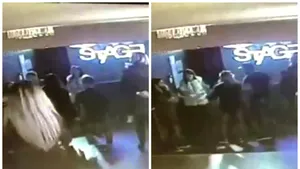 Poliţistă agresată şi trasă de păr într-un club din Alba Iulia de un recidivist. Scandalul, filmat de camerele de supraveghere