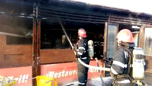 Incendiu la un restaurant din Pipera