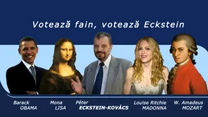 Obama, Mona Lisa, Madonna, Mozart şi Eckstein, pe acelaşi afiş